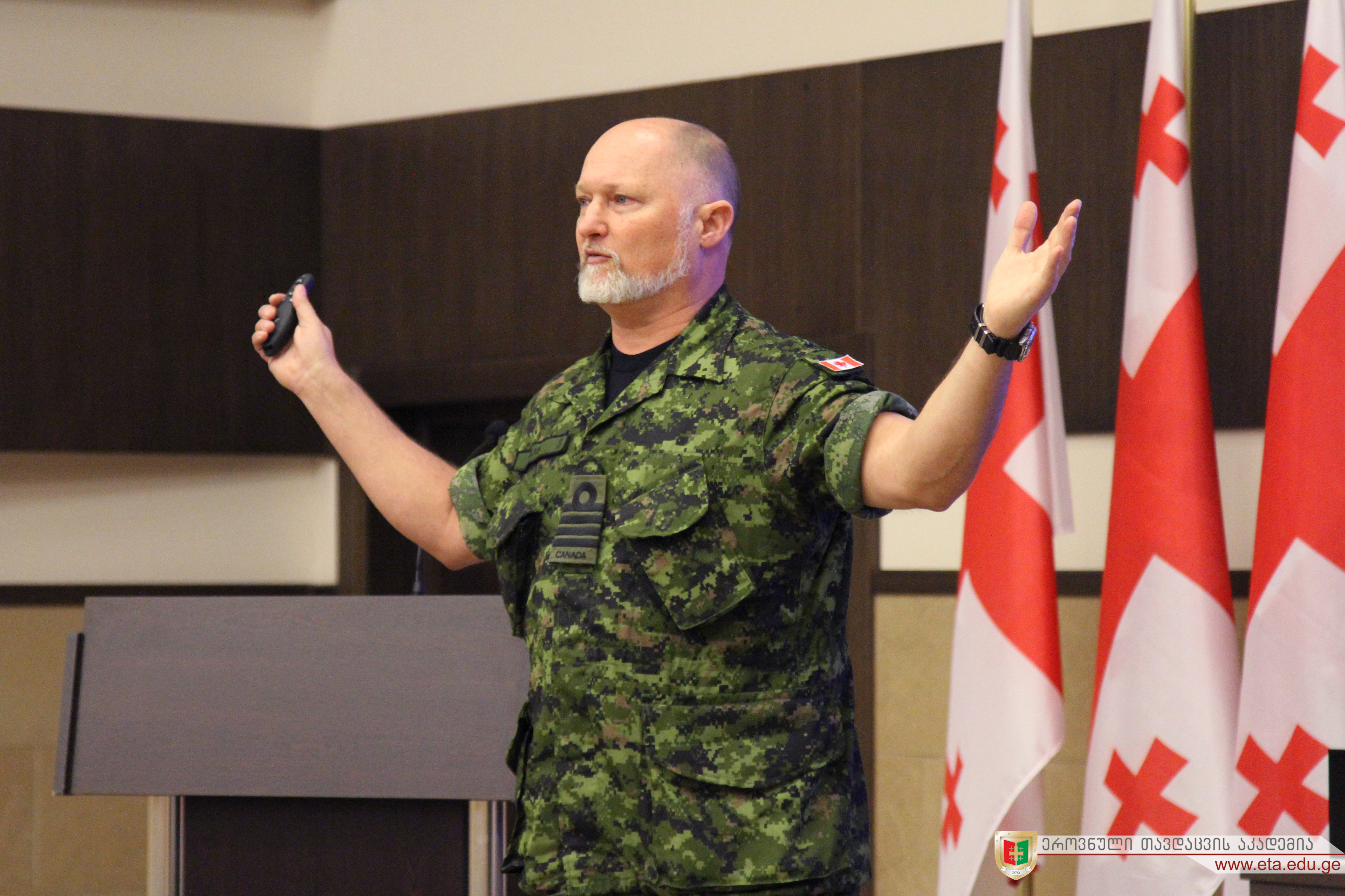 Colonel Ivan Allains Lecture at the National Defence Academy